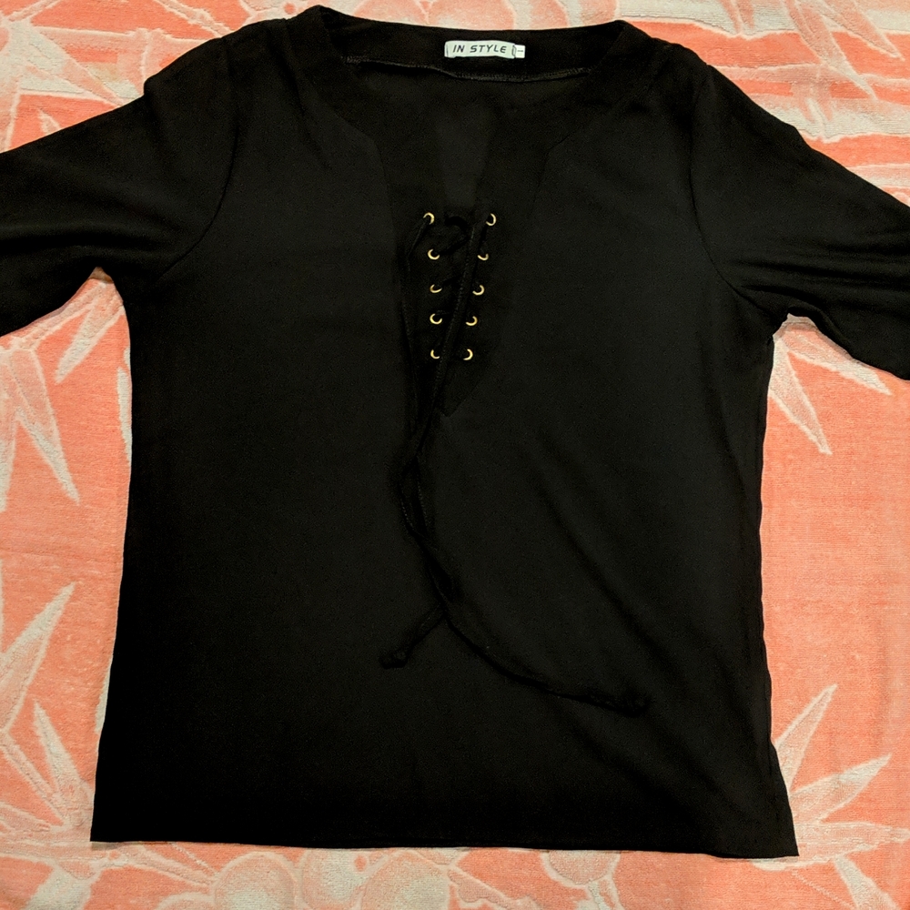 Black top ( blouse) for women.